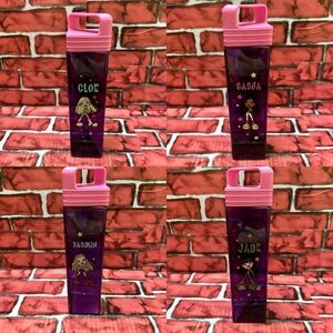 Bratz Purple and Pink Water Bottle with Character Design New